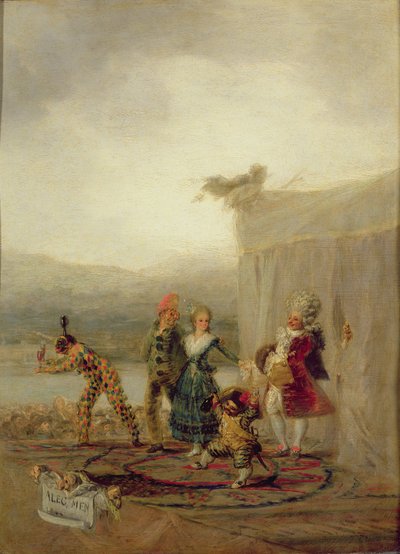 Strolling Players by Francisco de Goya